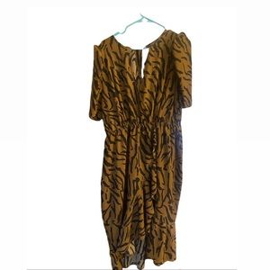 Nasty gal animal print dress